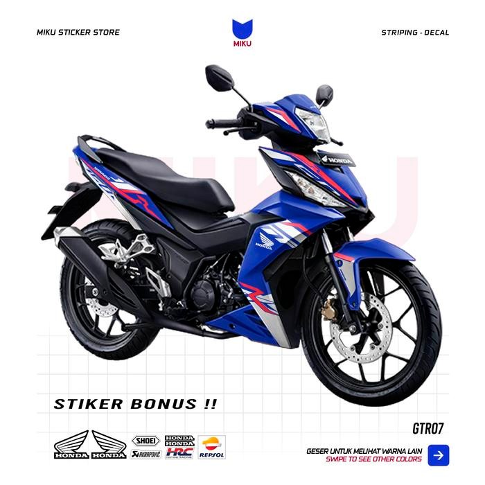 PREMIUM STRIPING STIKER GTR 150 R VARIASI WINNER V1 DECAL STICKER HONDA SUPRA GTR 150 2016 2017 2018