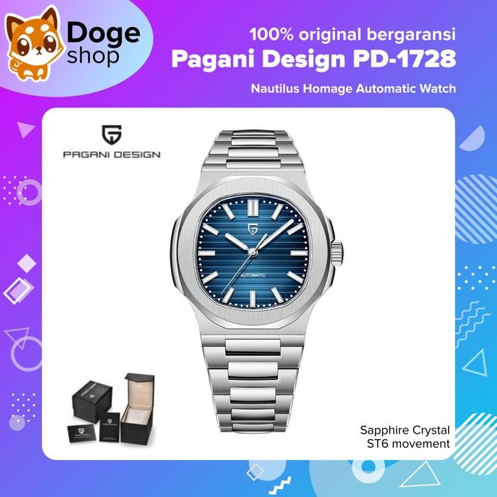 Pagani Design Pd-1728 Nautilus Homage Seagull Movement St6 Pd1728 Automatic Jam