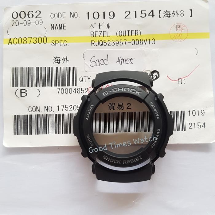 Bezel G-Shock G-301B G-313Ms G-314Rl G-315 G 300 G 301 Casio Original