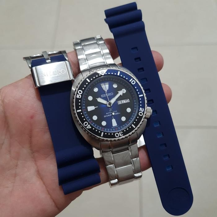 Jam Tangan Automatic Seiko Prospex Padi Diver Fullset Box & Rubber
