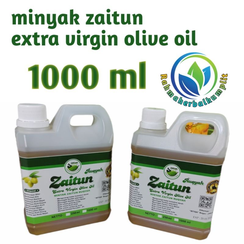 

Minyak Zaitun Extra Virgin Olive Oil 1000 ml Minyak Zaitun EVO 1Liter