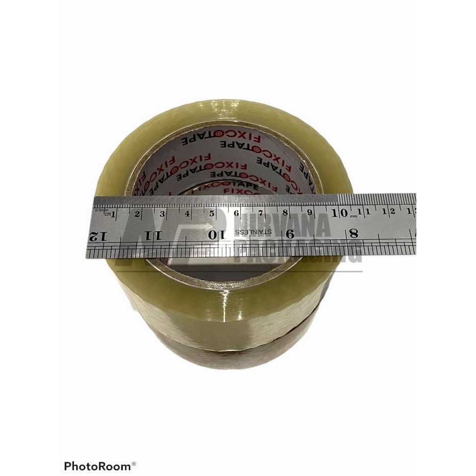 

Neosign - Lakban Bening & Coklat 2 Inch - 45 Mm X 100 Yard Full 1 Dus Merah Rol Tape