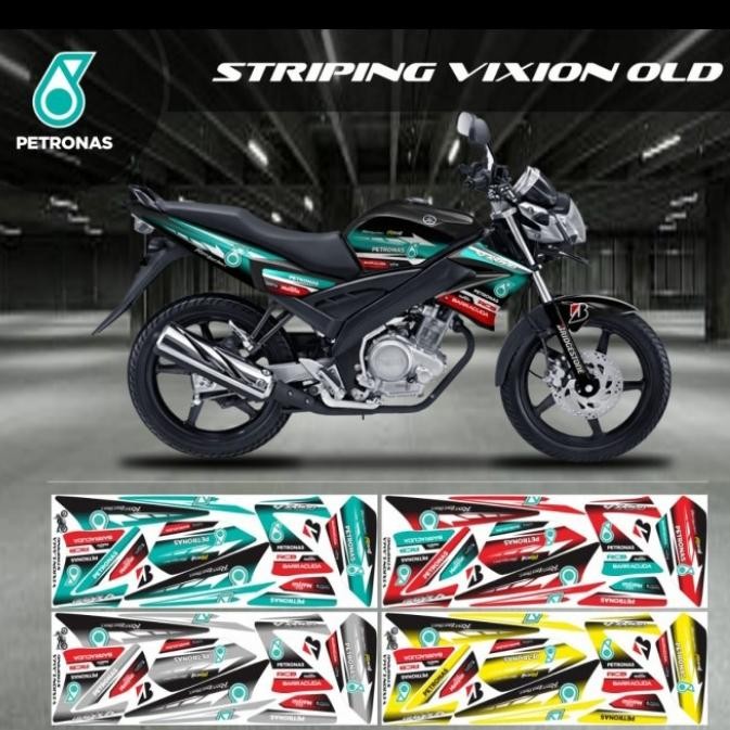 PREMIUM Striping Decal Sticker Variasi Yamaha Vixion Old Petronas