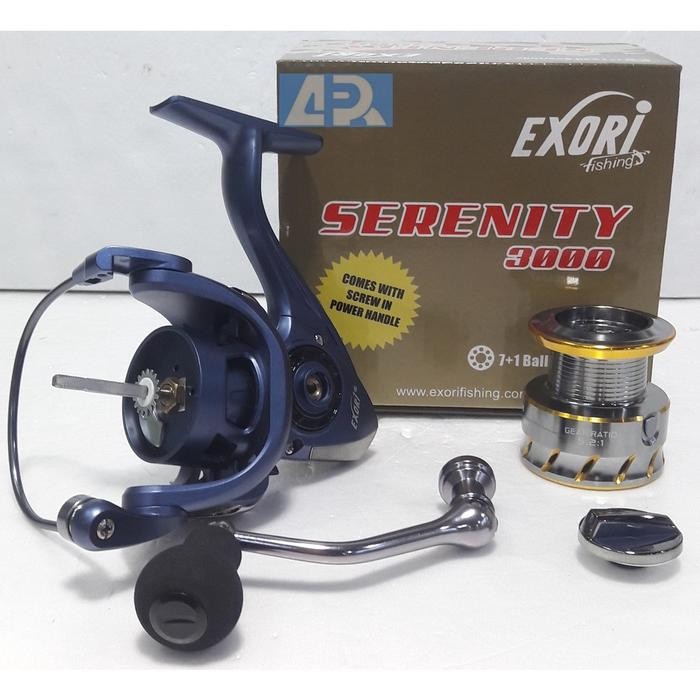 Reel Exori Serenity 3000 7+1 BB Power handle Bonus Kail pancing