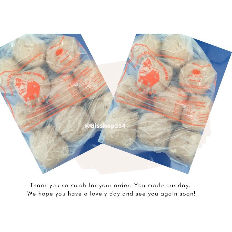 

Bakso Semar Bandung Isi 10-[Termurah]-Bakso Sapi Urat- Ukuran Sedang-Bakso Cuangki Cap Semar-COD