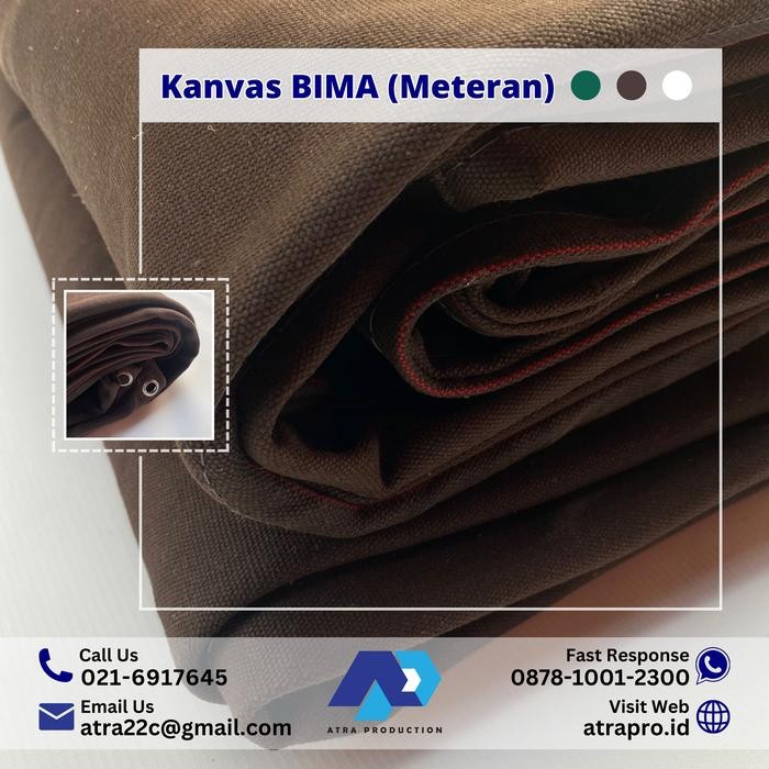 Terpal Kanvas BIMA Bahan Kain Canvas BIMA Harga Termurah [READY STOCK]