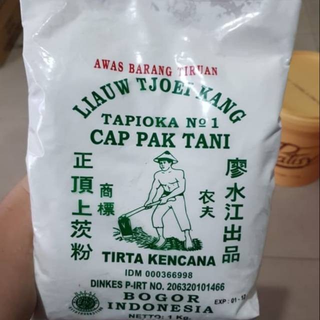 

Sagu Tani Liauw Tjoei Kang 1 Kg (Bogor) (Repack)