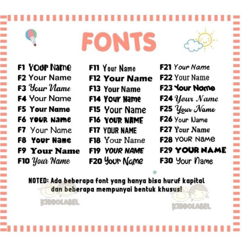 

Kuromi Cinamoroll Stiker Label Nama Waterproof Vinyl Custom 2