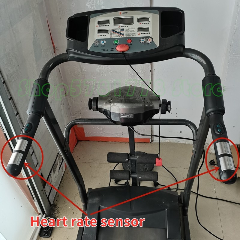1pcs Treadmill universal heart rate sensor, treadmill handle heart rate sensor, treadmill metal hear