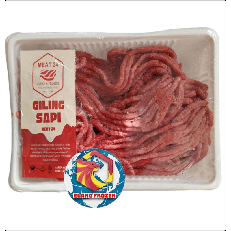 

Daging Sapi Giling Halus 200gr Tanpa Campuran