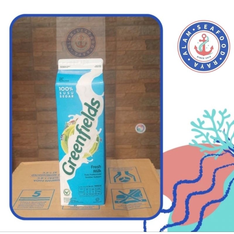 

Susu Greenfields Fresh Milk 1L/Fresh Milk Greenfields 1000ml