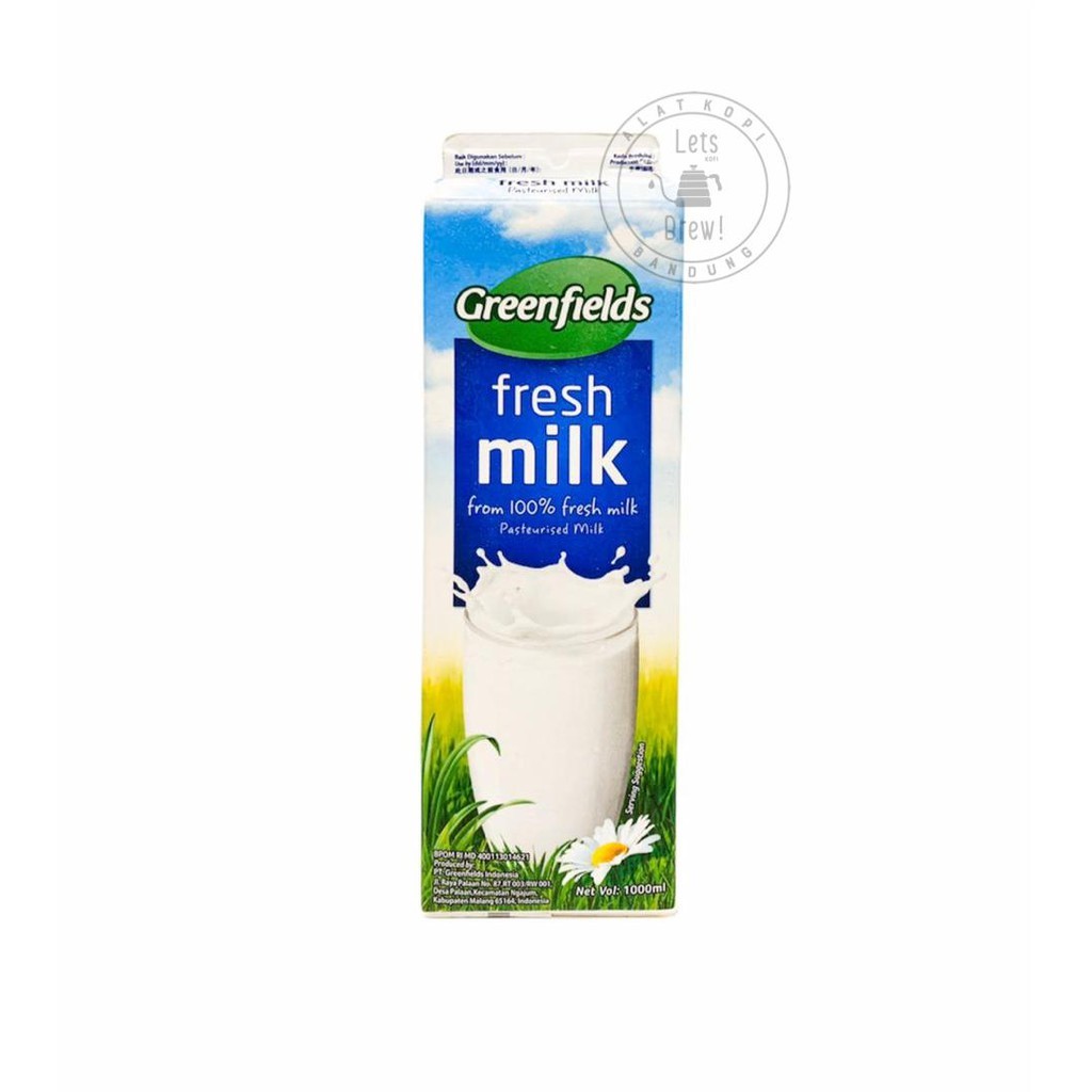 

FRESH MILK GREENFIELDS 1000ML / SUSU PASTEURISASI