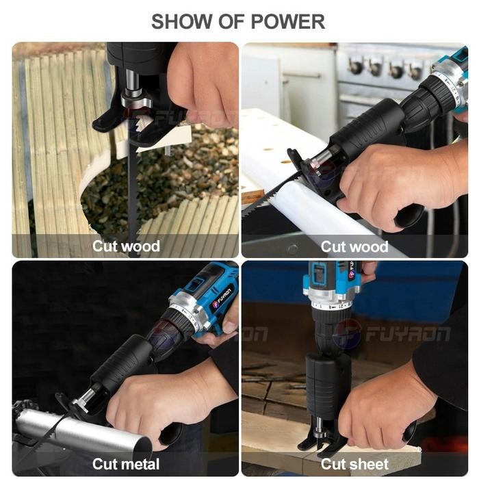 Vinnatsu Adaptor Konventer Bor Ke Gergaji Jig Saw/ Adaptor Bor Ke Gergaji Jig Saw Electric