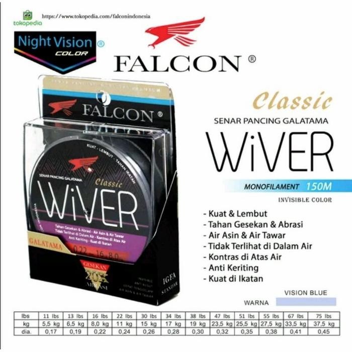 Senar Falcon Wiver 150 mtr