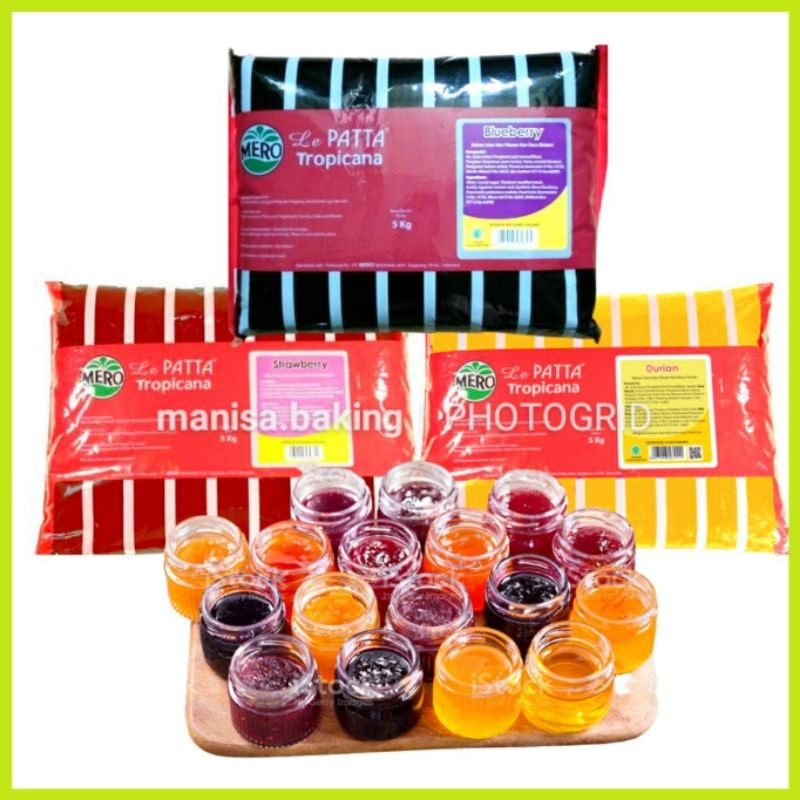 

SELAI BUAH MERO LEPATTA TROPICANA 1 KG REPACK SELAI STRAWBERRY BLUEBERRY DURIAN NANAS