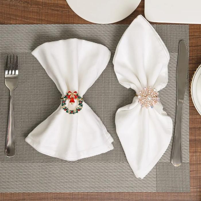 Christmas Napkin Ring Cincin Serbet Natal Viral Fyp