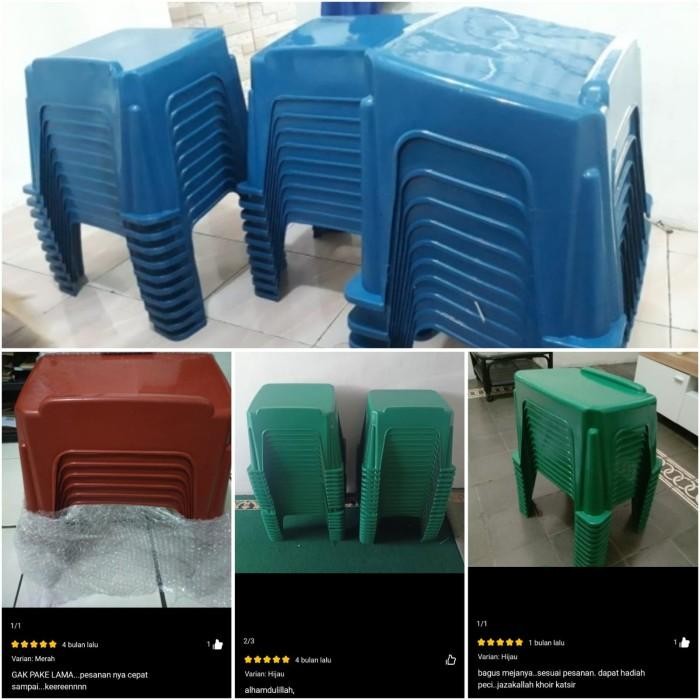novv PAKET 10 PCS MEJA NGAJI PLASTIK LEKAR PLASTIK MEJA MENGAJI REKAL QURAN