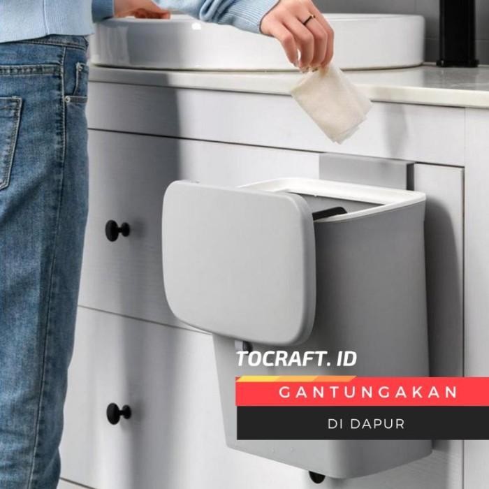 mita Tempat Sampah Gantung Dapur Plastik Sampah Tempel Dinding Toilet Kamar Mandi
