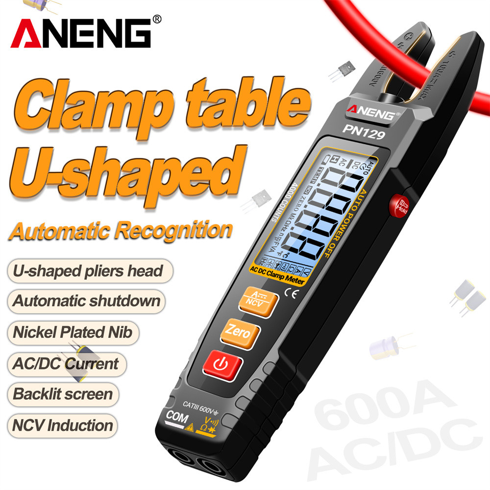 BEST ANENG PN129 AC Current Clamp Meter Intelligent Digital Multimeter Voltage Ammeter Voltmeter 400