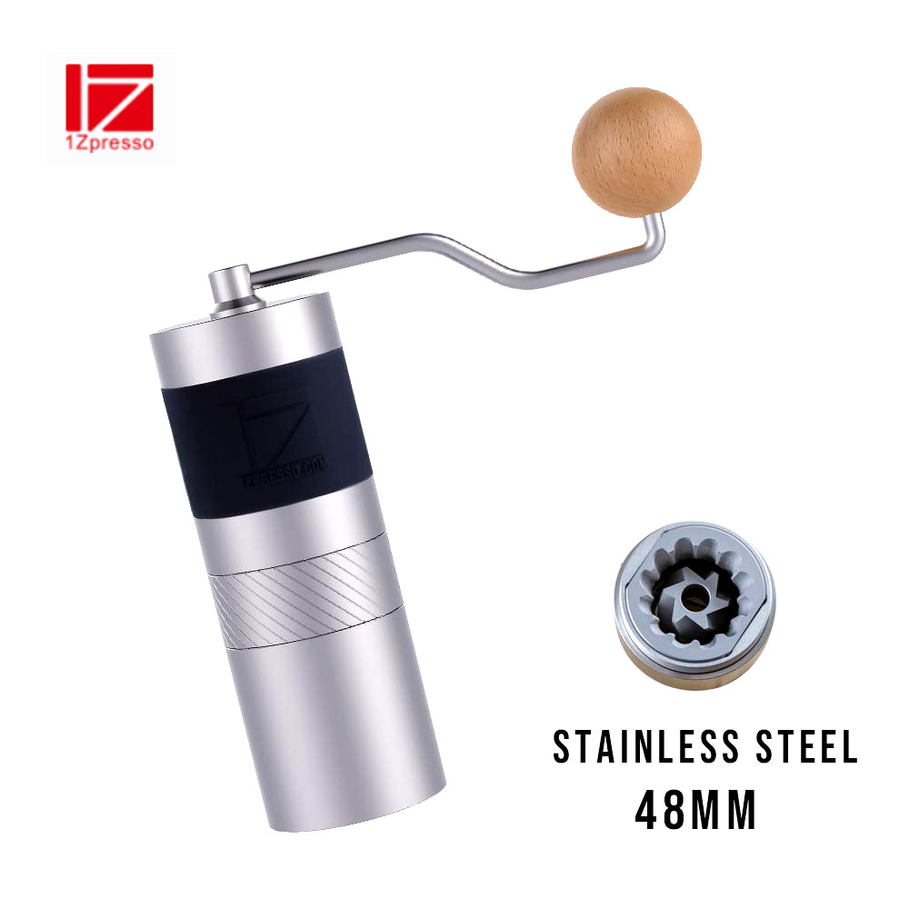 1zpresso JX/JX-pro/JE seri penggiling kopi manual penggiling kopi portabel baja tahan karat 48mm dur