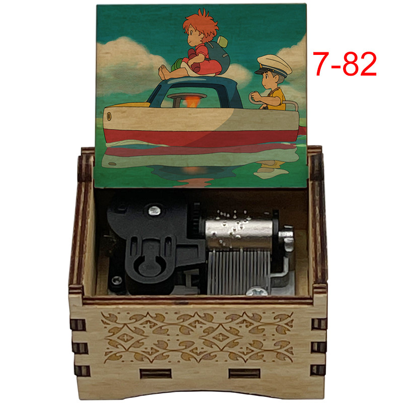 Anime Ponyo On The Cliff Musik Gake No Ue No Ponyo Karakter Kartun Cetak Angin Kotak Musik Kantor De