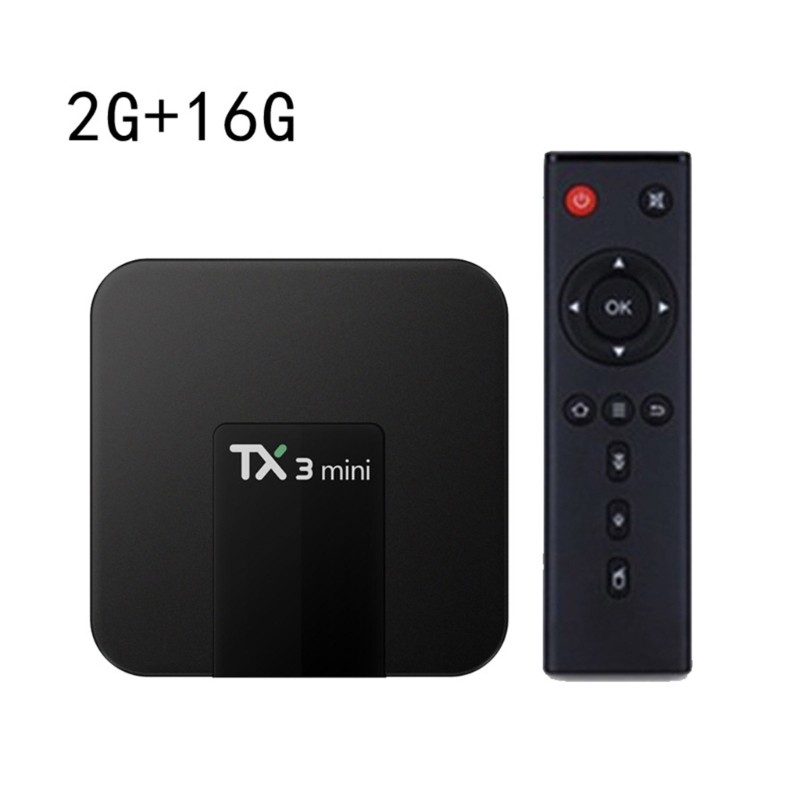 Box Media Player TX3 Mini 2G+16G BT4.0 2.4+5Ghz Set top Box untuk Android10 M76A