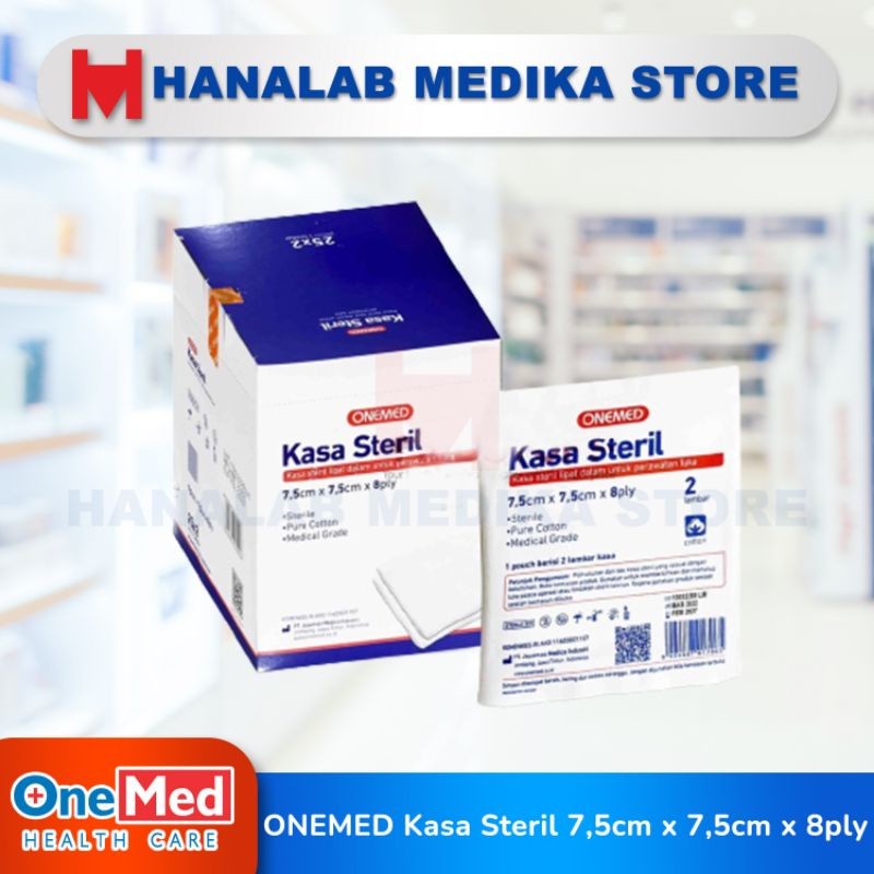 ONEMED Kasa Steril 7,5cmx7,5cmx8ply