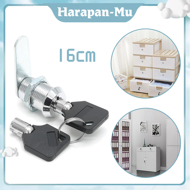 Ready Stock Kunci Loker Lemari Besi Loker Laci Lemari Kunci Cabinet Pintu Lemari Kayu Besi Kait Cam