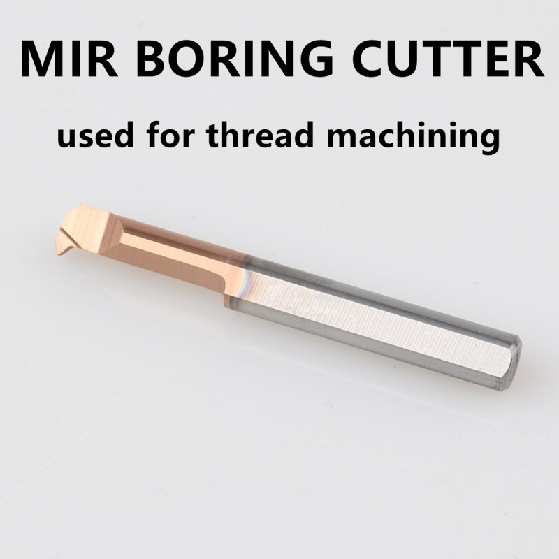 MIR Alat Membosankan Alat Bubut Putar CNC Lubang Kecil Grooving Mesin Threading Pemotong Aloi Tungst