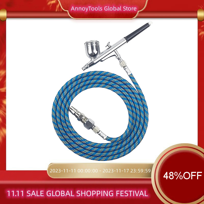 180Cm Nilon Dikepang Airbrush Selang Udara Pena Semprot Pipa Anyaman untuk Cat Semprot Pistol Kompre