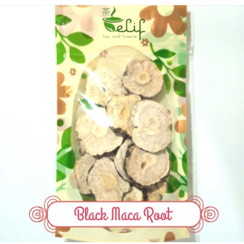 

ELIF TEA Black Maca Root Tea : Peru Black Maca Root Slice Tea Maca Hitam Slice [PREMIUM]