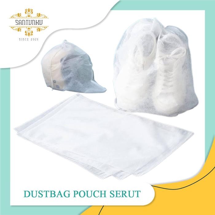 PREMIUM DUSTBAG SERUT JARING SEPATU POLOS [SANTUNKU]