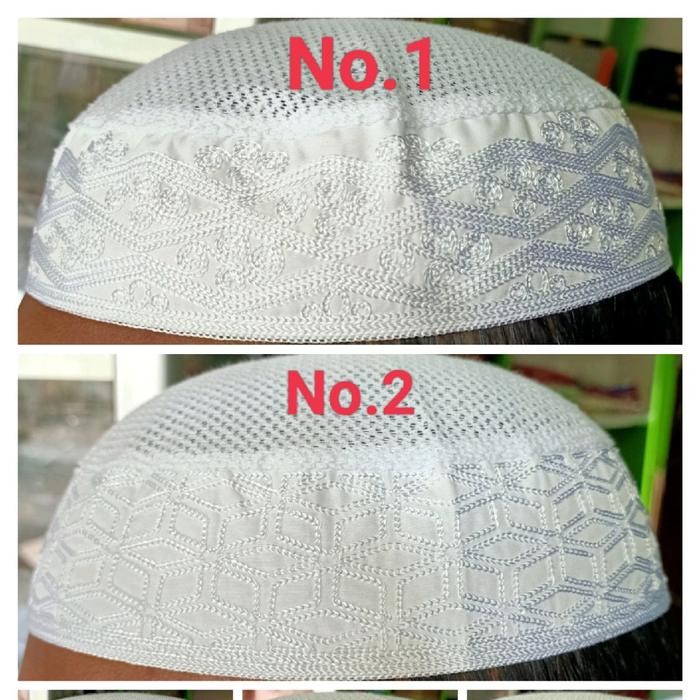 PREMIUM Peci Jaring Madinah Import Original Peci Ikaf Poliester