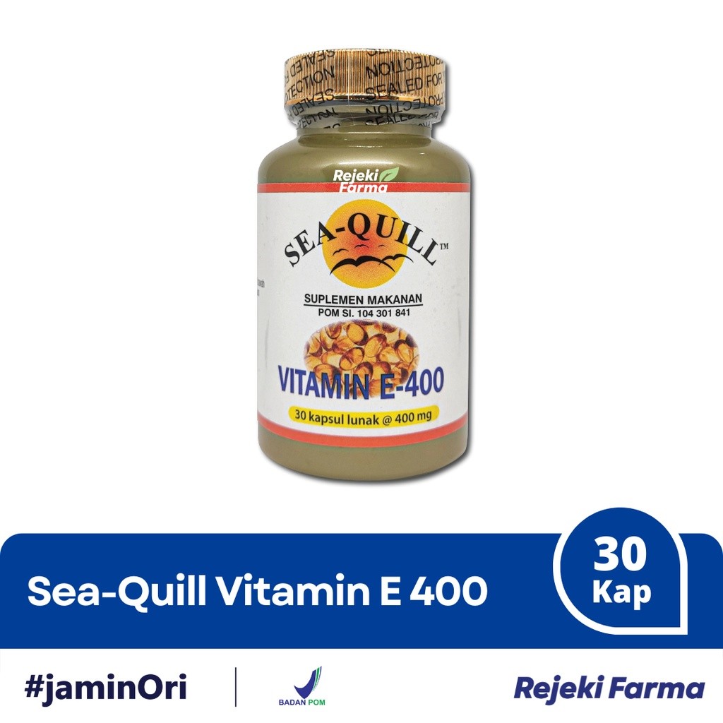 Sea-Quill Vitamin E 400 IU Isi 30 Kapsul - SeaQuill Vit E