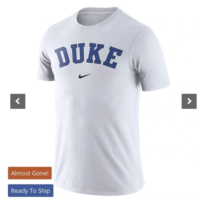 TERLARIS duke basketball legend performance tshirt / kaos basket SALE