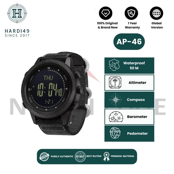 NORTH EDGE APACHE-46 PEDOMETER, ALTIMETER, BAROMETER, TEMPERATURE