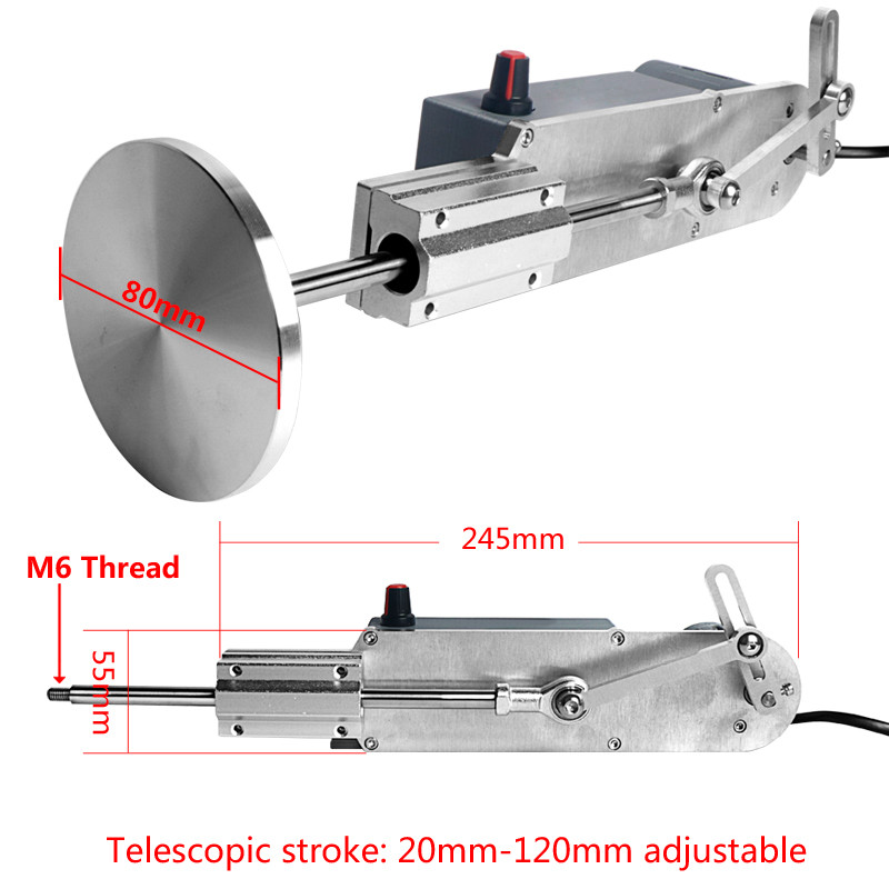 110V-220V Mini Telescopic Linear Actuator Stroke 20mm-120mm DIY Multifunctional Reciprocating Mechan