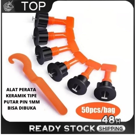 ALAT PASANG KERAMIK PERATA KERAMIK PUTAR REUSABLE TILE LEVELING SPACER TILE LEVELING SYSTEM