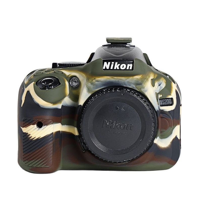 Silicone Armor Skin Case  Camera  bag For Nikon D7100 D7200 D5100 D5200 D5300 D750 D5600 D3200 D3300
