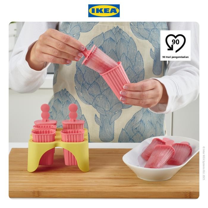 

Terlaris Ikea Uppfylld Cetakan Es Loli Isi 6Pcs
