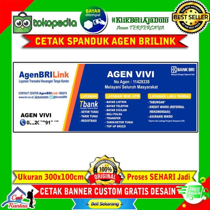 Banner spanduk agen BRI link
