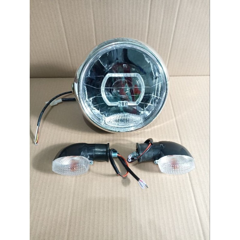 SET LAMPU DEPAN BULAT BILED PLUS LAMPU SEIN VIXION OLD RX KING NEW 20 PEREDAM