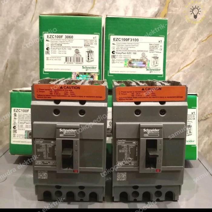 Mccb Schneider 3P 50A Original Second