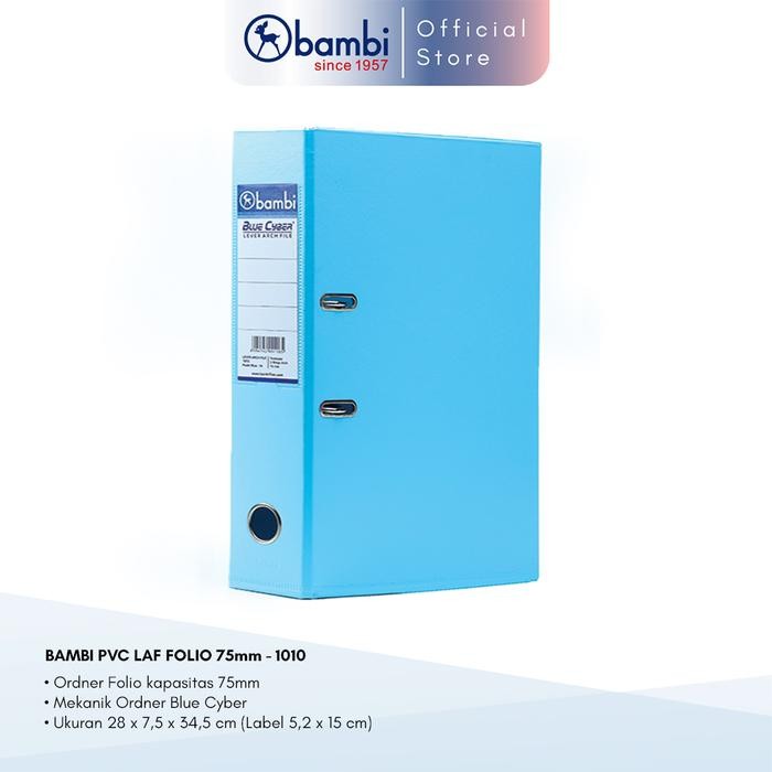 

Bambi Ordner Folio JUMBO SIZE 75 mm Lever Arch File F4 kode 1010