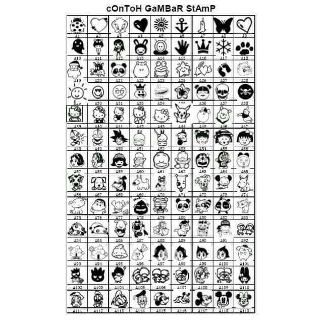 

Tkj - Custom Stamp / Stempel Unik Dan Lucu / Stamp Nama (Ww Nemo)