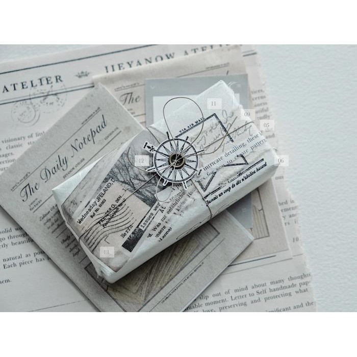 

Tkj - (2) Jieyanow Atelier Bon Voyage! Rubber Stamp