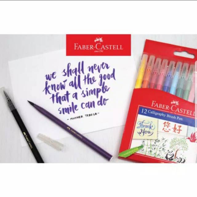 

raphy Brush Pen Faber Castell