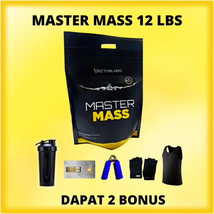 Vectorlabs Master Mass 12 lbs 5400 gram Susu Whey Protein Gainer Mastermass MASTARIYAAAH