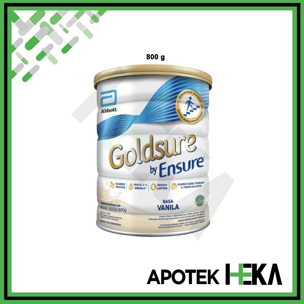 

Goldsure by Ensure 380 g / 800 g - Susu Nutrisi Dewasa Masa Pemulihan [TANGERANG]