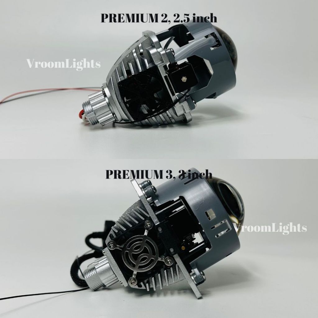 Biled CR7 Pum 2 & Pum 3 2.5 Inch 3 Inch Blue Lens